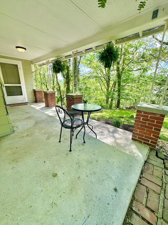 view of patio