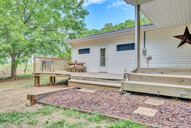 view of deck