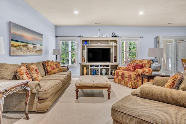 80 Farmers Cir, Moneta, VA 24121 - carpeted living room featuring healthy amount of natural light and recessed lighting