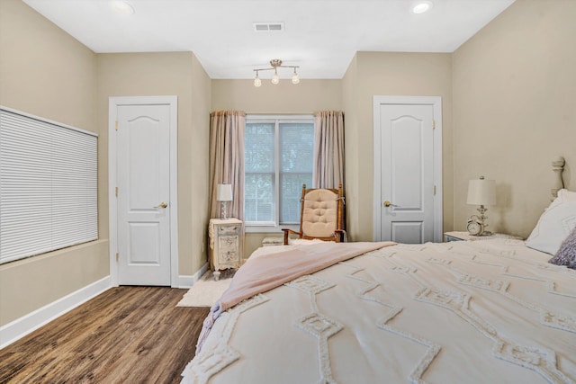 80 Farmers Cir, Moneta, VA 24121 - bedroom featuring wood finished floors, baseboards, and recessed lighting