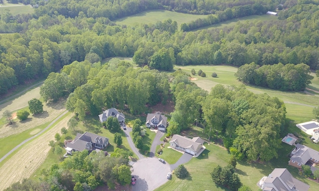 80 Farmers Cir, Moneta, VA 24121 - aerial view of property and surrounding area with nearby suburban area and a heavily wooded area