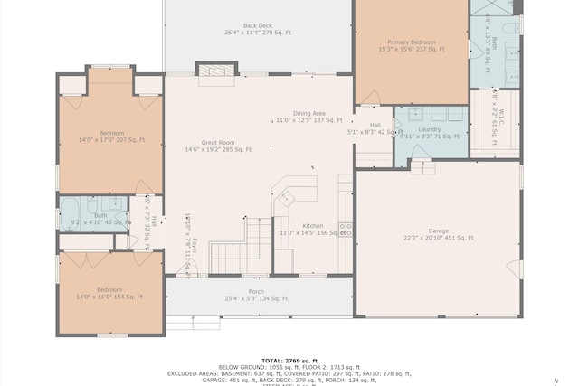 80 Farmers Cir, Moneta, VA 24121 - property floor plan
