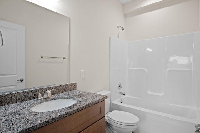 5595 New Pleasant Way, Salem, VA 24153 - full bathroom with toilet, vanity, and shower / bathing tub combination