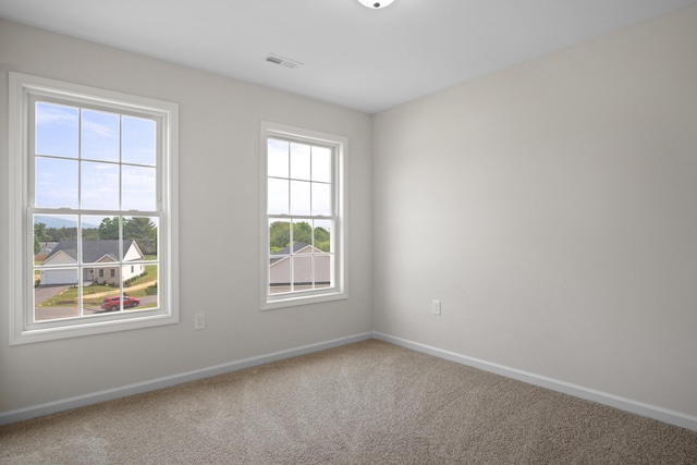 5595 New Pleasant Way, Salem, VA 24153 - unfurnished room with carpet, baseboards, and visible vents