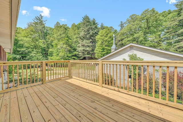 view of deck