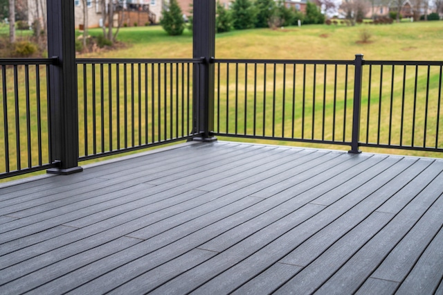 1065 Cedar Fox Ct, Forest, VA 24551 - wooden terrace featuring a yard