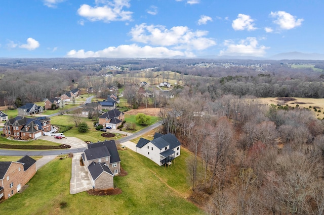 1065 Cedar Fox Ct, Forest, VA 24551 - drone / aerial view with a forest view and a residential view