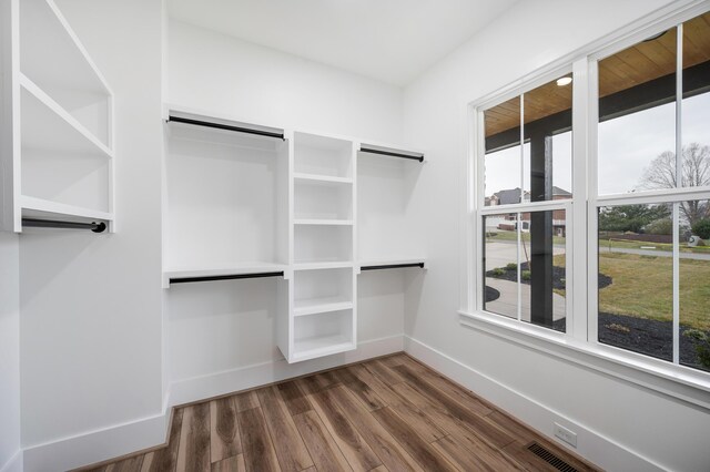 1065 Cedar Fox Ct, Forest, VA 24551 - walk in closet featuring dark wood finished floors