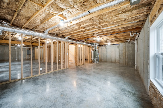 1065 Cedar Fox Ct, Forest, VA 24551 - below grade area with stairway and a healthy amount of sunlight