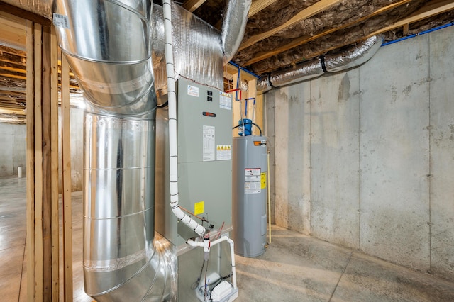 1065 Cedar Fox Ct, Forest, VA 24551 - utilities featuring heating unit and water heater