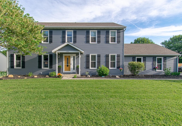 1701 Kingsmill Dr, Salem, VA 24153 - colonial-style house with a front yard and a shingled roof