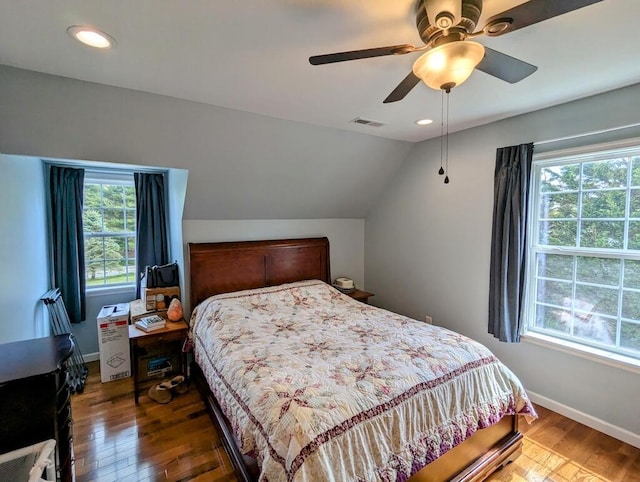 180 Daniels Run Rd NE, Copper Hill, VA 24079 - bedroom featuring baseboards, visible vents, and multiple windows