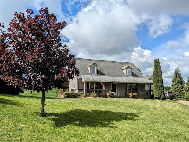 180 Daniels Run Rd NE, Copper Hill, VA 24079 - view of front of home featuring covered porch and a front lawn