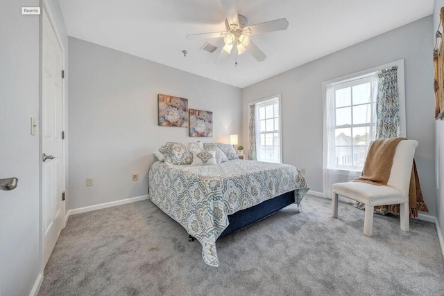 1100 Celebration Ave Unit 405, Moneta, VA 24121 - carpeted bedroom featuring baseboards and a ceiling fan