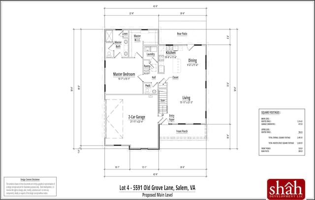 5591 Old Grove Ln, Salem, VA 24153 - floor plan