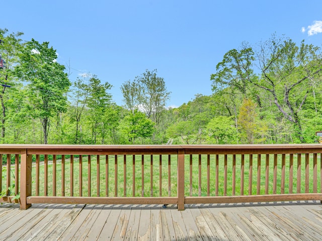 195 Lost Spring Ln, Lexington, VA 24450 - wooden deck with a lawn