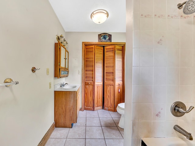195 Lost Spring Ln, Lexington, VA 24450 - bathroom featuring tile patterned flooring, toilet, and vanity