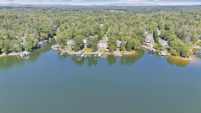 2580 Lakewood Forest Rd, Moneta, VA 24121 - aerial view of property and surrounding area featuring a heavily wooded area and a large body of water