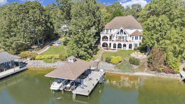 2580 Lakewood Forest Rd, Moneta, VA 24121 - view of subject property with a nearby body of water