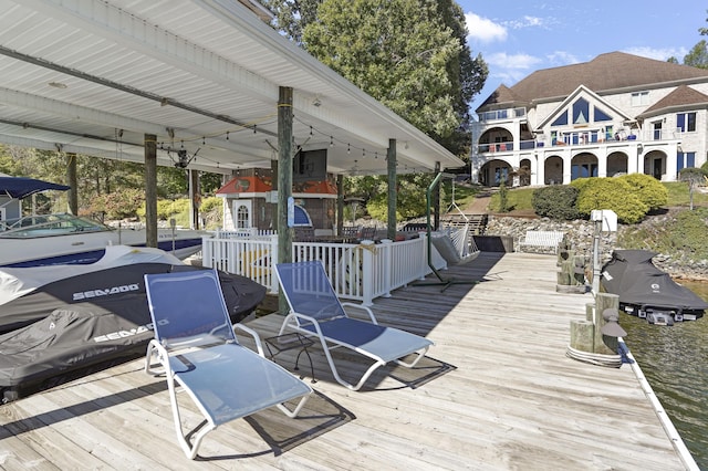 2580 Lakewood Forest Rd, Moneta, VA 24121 - dock featuring a deck