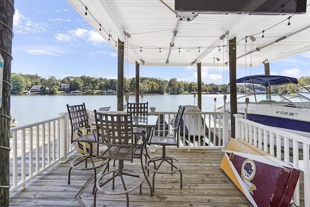 2580 Lakewood Forest Rd, Moneta, VA 24121 - dock area featuring a water view