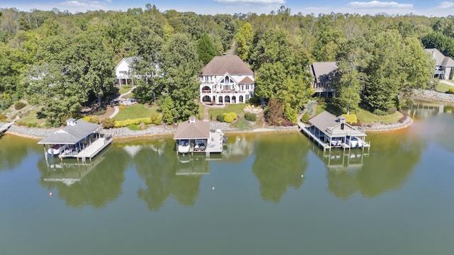 2580 Lakewood Forest Rd, Moneta, VA 24121 - aerial overview of property's location with a forest and a nearby body of water