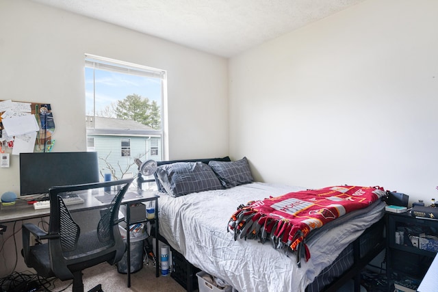 bedroom featuring carpet floors