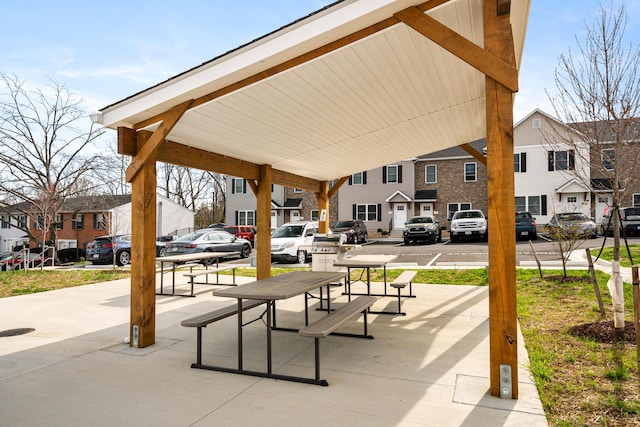 surrounding community with a residential view