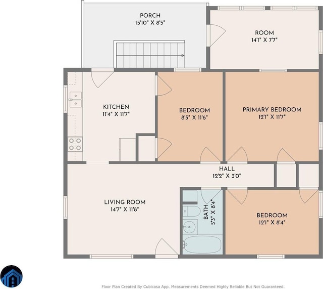 1218 Grayson Ave NW, Roanoke, VA 24017 - floor plan / room layout