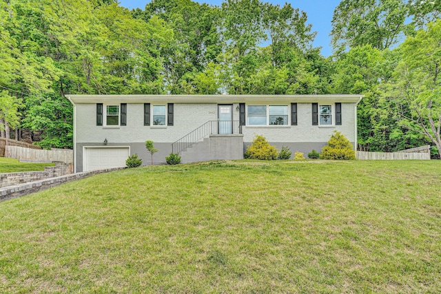 3443 Overhill Trl, Roanoke, VA 24018 - ranch-style house featuring an attached garage, driveway, and brick siding