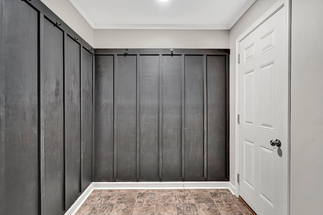 3443 Overhill Trl, Roanoke, VA 24018 - walk in closet featuring a barn door