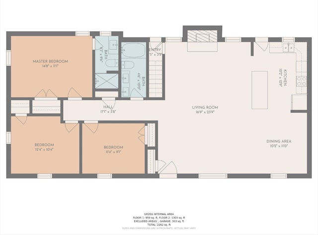 3443 Overhill Trl, Roanoke, VA 24018 - property floor plan