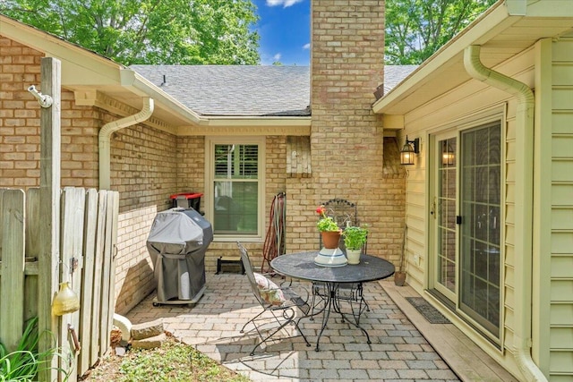 view of patio / terrace with grilling area