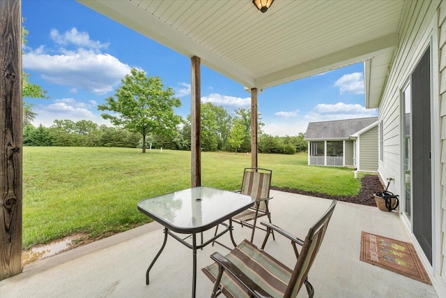 1119 Park Hall Rd, Huddleston, VA 24104 - view of patio / terrace