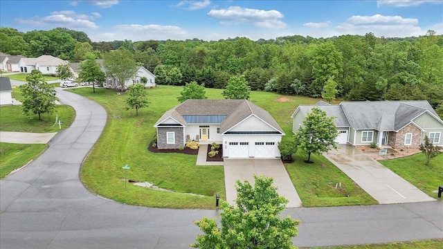 1119 Park Hall Rd, Huddleston, VA 24104 - view from above of property featuring a forest