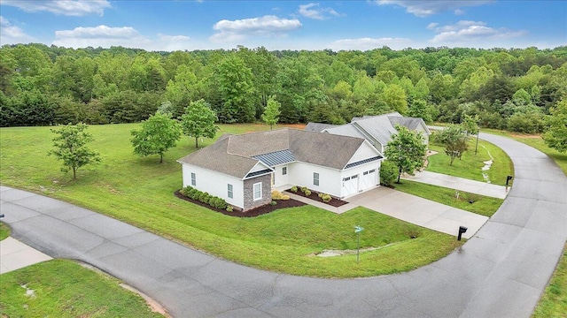 1119 Park Hall Rd, Huddleston, VA 24104 - view of subject property with a heavily wooded area
