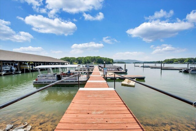 1119 Park Hall Rd, Huddleston, VA 24104 - dock area with a water view