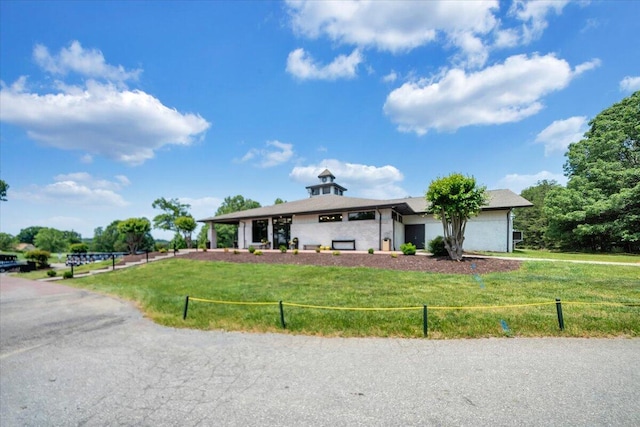 1119 Park Hall Rd, Huddleston, VA 24104 - view of front of house with an attached garage and a front yard