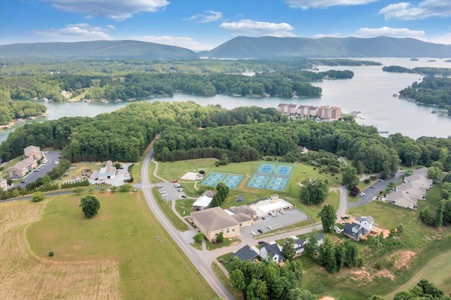 1119 Park Hall Rd, Huddleston, VA 24104 - view of property location featuring a water and mountain view and a forest