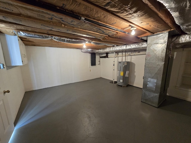 411 Raleigh Ave, Vinton, VA 24179 - finished below grade area with water heater and electric panel