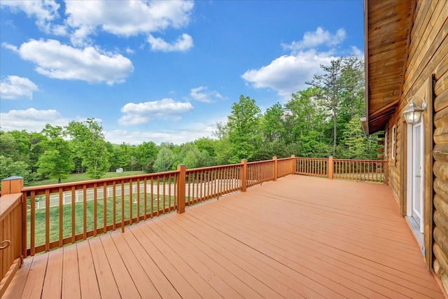 view of deck