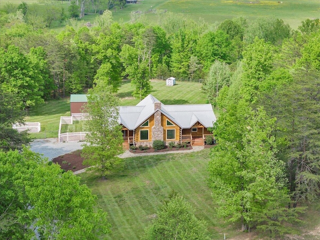 view of subject property