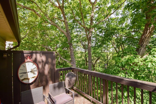 3279 Forest Ridge Rd, Roanoke, VA 24018 - view of deck
