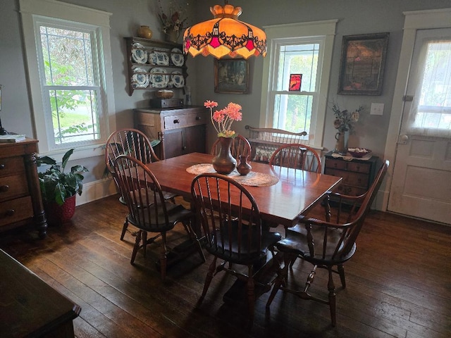 322 2nd St, Buchanan, VA 24066 - dining room with dark wood-style floors