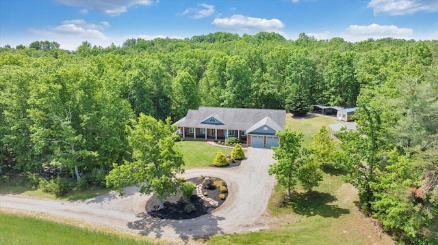 23 Alean Rd, Rocky Mount, VA 24151 - view from above of property featuring a forest