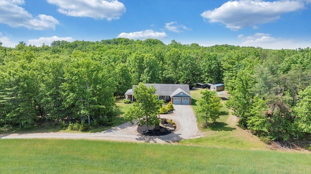 23 Alean Rd, Rocky Mount, VA 24151 - view from above of property with a heavily wooded area