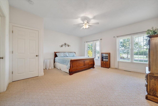 23 Alean Rd, Rocky Mount, VA 24151 - carpeted bedroom featuring baseboards and ceiling fan