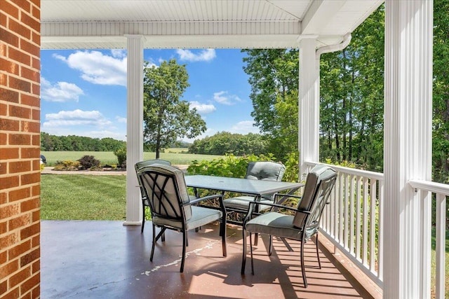 23 Alean Rd, Rocky Mount, VA 24151 - view of patio featuring outdoor dining area