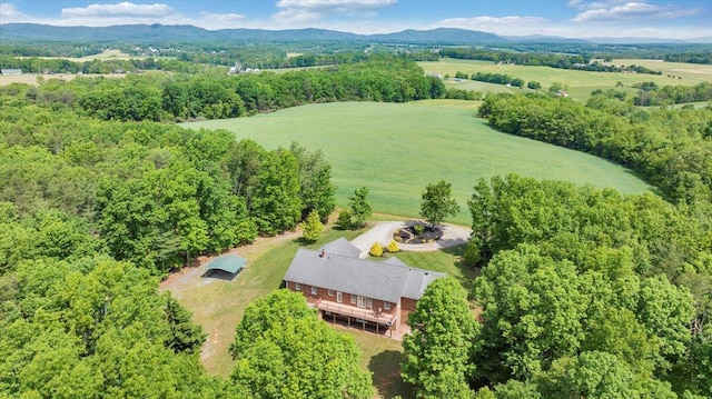 23 Alean Rd, Rocky Mount, VA 24151 - aerial view of property and surrounding area featuring a mountainous background