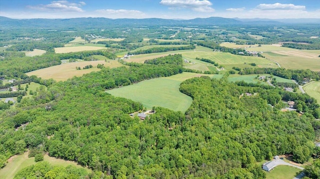 23 Alean Rd, Rocky Mount, VA 24151 - aerial view of property's location featuring a heavily wooded area and a mountain backdrop